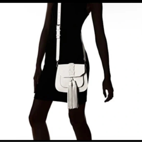 Rebecca Minkoff Isobel Saddle Bag Putty Grey - Picture 3 of 5